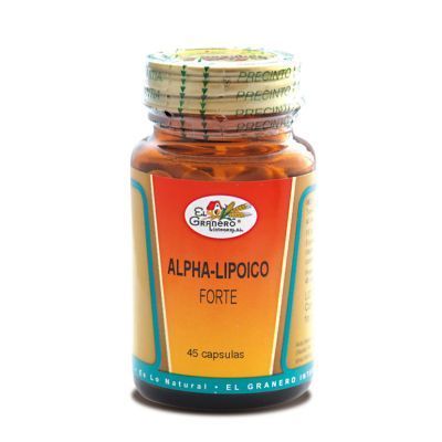 ANTIOXIDANTE Alpha Lipóico Forte 460 mg 45 cap, ayuda a reducir el estrés oxidativo.